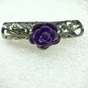 Fecho/Firma com Rosa Roxa