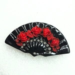 Pingente Leque  Preto