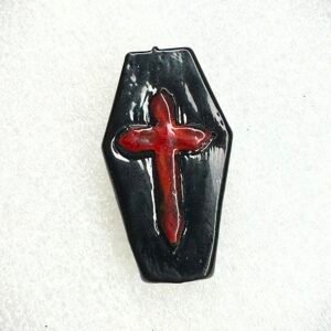 Firma Caixão Preto com Vermelho